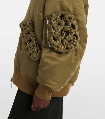 Knot-detail bomber jacket | Noir Kei Ninomiya