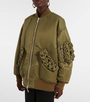 Knot-detail bomber jacket | Noir Kei Ninomiya