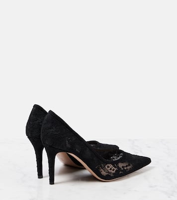 Salones Pointy 85 de encaje | Gianvito Rossi