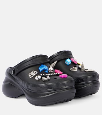 x Crocs embellished platform mules | Balenciaga