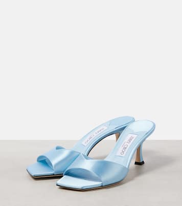 Mules Skye 70 in raso | Jimmy Choo