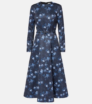 Bedrucktes Cocktailkleid Capucine aus Taft | Emilia Wickstead