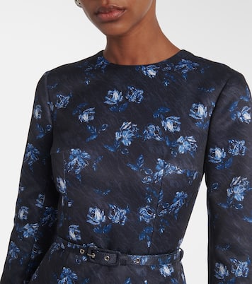 Bedrucktes Cocktailkleid Capucine aus Taft | Emilia Wickstead
