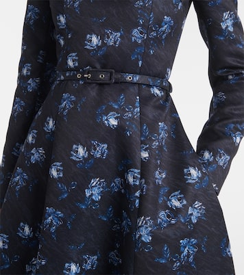 Bedrucktes Cocktailkleid Capucine aus Taft | Emilia Wickstead