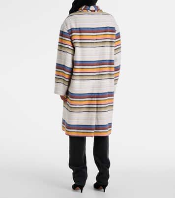 Striped wool-blend coat | Marant Etoile