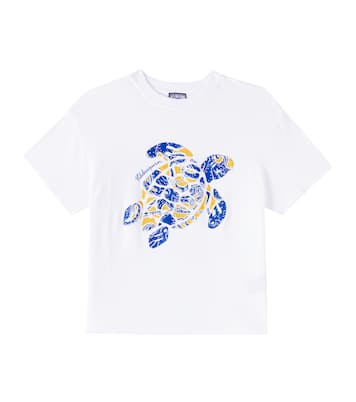 T-shirt Gabin in jersey di cotone con stampa | Vilebrequin Kids