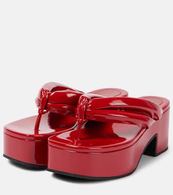 Sandalen 60 aus Lackleder | Dries Van Noten