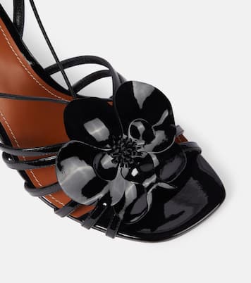 Escarpins compensés Orchid 85 en cuir verni | Zimmermann