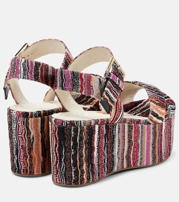 Sandali Julia in raschel con zeppa | Missoni