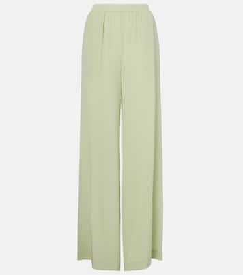 Pantalon ample Hulin en crêpe de soie | Joseph