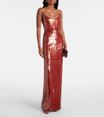 Abito lungo con paillettes | Roland Mouret