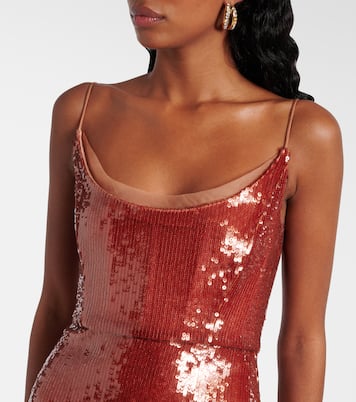 Abito lungo con paillettes | Roland Mouret