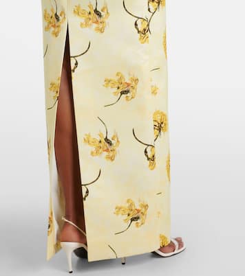 Laelia floral strapless corset gown | Emilia Wickstead