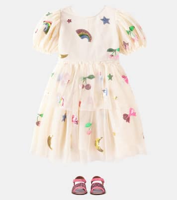 Abito Yvonne in tulle con paillettes | Konges Sløjd