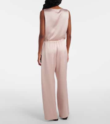 Pantaloni a gamba larga Barb in raso | Leset