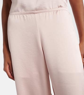 Pantaloni a gamba larga Barb in raso | Leset