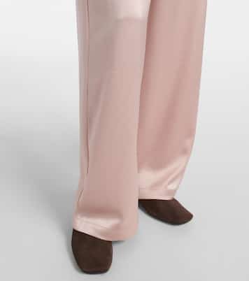 Pantaloni a gamba larga Barb in raso | Leset