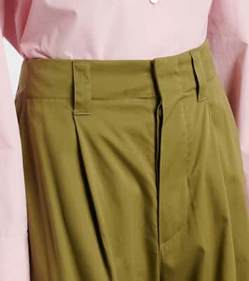 Pantalon cargo en coton et soie | Loewe