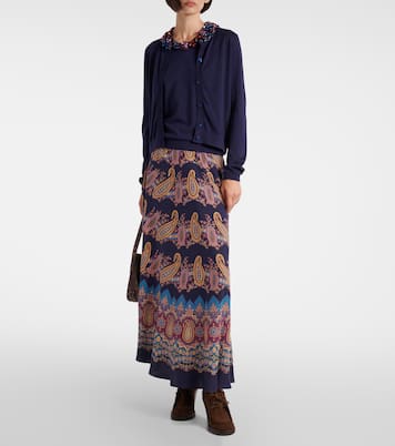 Embellished silk and cashmere top | Etro