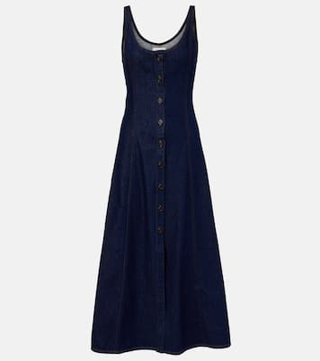 X Argent Farrow – Robe midi en jean | Citizens of Humanity
