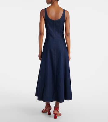 X Argent Farrow – Robe midi en jean | Citizens of Humanity