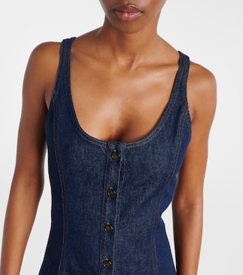 X Argent Farrow – Robe midi en jean | Citizens of Humanity