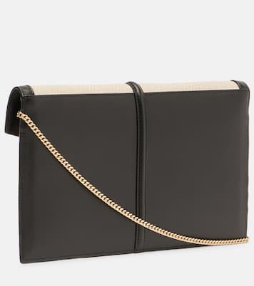 Pochette Tokyo en toile et cuir | DeMellier