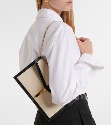 Pochette Tokyo en toile et cuir | DeMellier