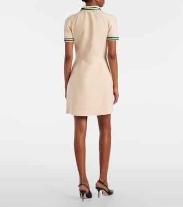 Chez Valentino Crepe Couture minidress | Valentino
