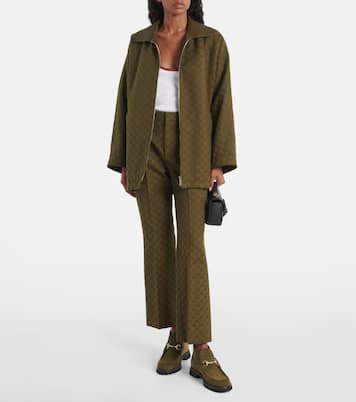 Stiefel Horsebit Sylke aus Veloursleder | Gucci