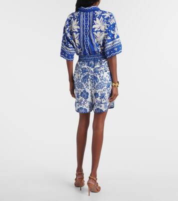Shell Garden shorts | Farm Rio