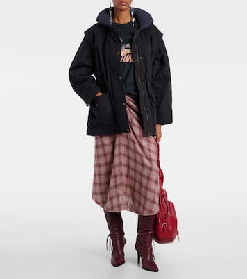 Damone hooded cotton-blend jacket | Marant Etoile