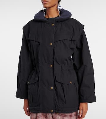 Damone hooded cotton-blend jacket | Marant Etoile