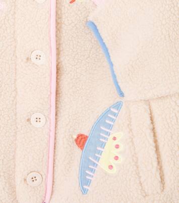 Bestickte Jacke aus Teddyfleece | Stella McCartney Kids
