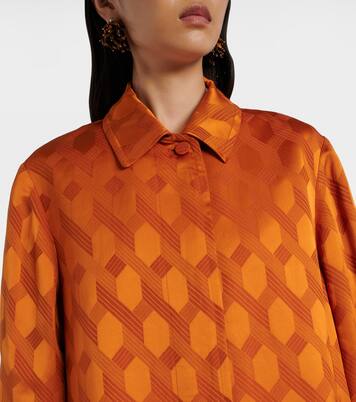Printed coat | Dries Van Noten