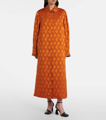 Printed coat | Dries Van Noten