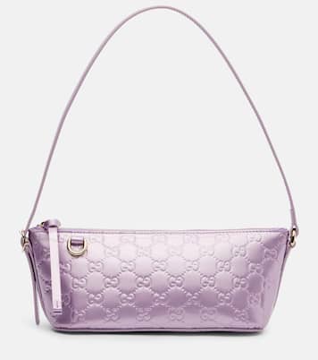 Bolso al hombro GG Emblem Mini de charol | Gucci