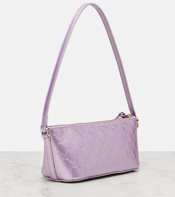 Bolso al hombro GG Emblem Mini de charol | Gucci