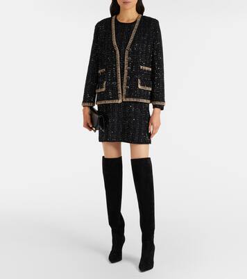 Abito corto Channing in tweed  | Veronica Beard