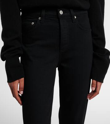 Ingram Split高腰紧身牛仔裤 | Agolde