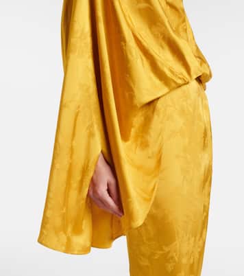 Abito midi Eolia Primavera in jacquard | Taller Marmo