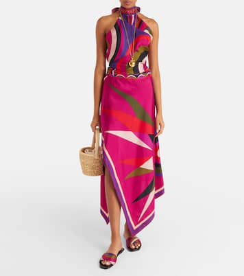 Yummi Iride silk slides | Pucci