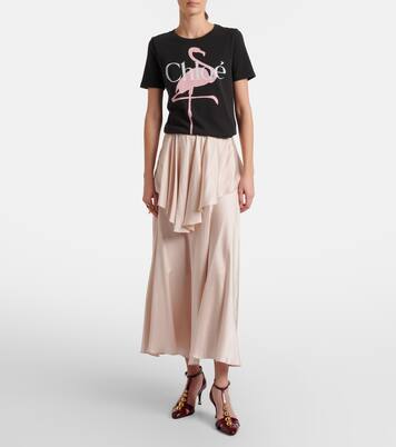 Logo cotton jersey T-shirt | Chloé