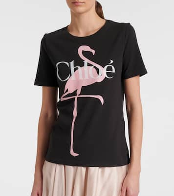 Logo cotton jersey T-shirt | Chloé