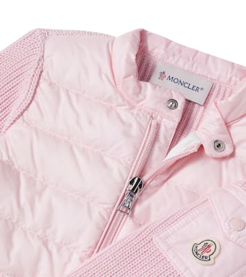 Baby down-paneled cotton jacket | Moncler Enfant