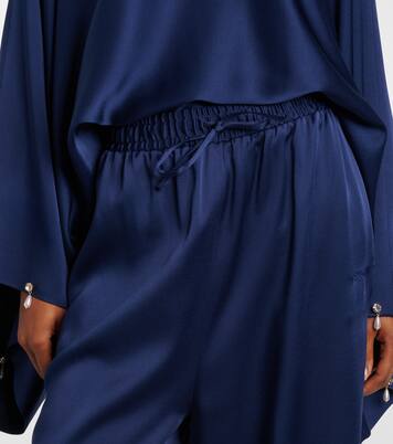 Satin wide-leg pants | Stella McCartney