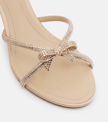 Bow-detail crystal-embellished sandals | Rene Caovilla