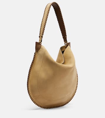 Schultertasche Oskan Medium aus Veloursleder | Isabel Marant
