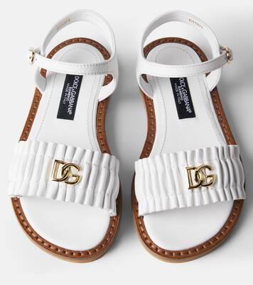 DG leather sandals | Dolce&Gabbana Kids