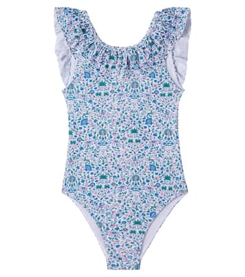 Printed ruffled swimsuit | Tartine et Chocolat